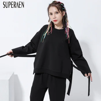 SuperAen Europe Hoody Wild Cotton Sweatshirts Women Round Collar Casual Ladies Sweatshirts Spring New 2020 Fashion Tops Female
SuperAen Europe Hoody Wild Cotton Sweatshirts Women Round Collar Casual Ladies Sweatshirts Spring New 2020 Fashion Tops Female