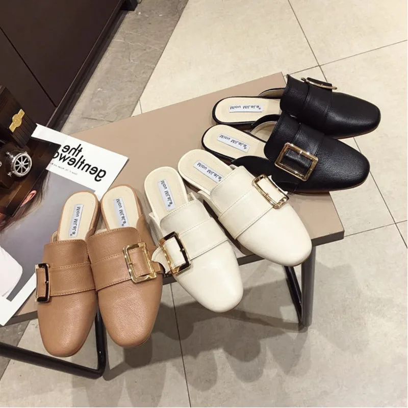 2020 Summer Women Slippers Brand Designers Woman Mules Fashion Round Toe Casual Shoes Flats Outside Brown Sexy Slip On Slipper
2020 Summer Women Slippers Brand Designers Woman Mules Fashion Round Toe Casual Shoes Flats Outside Brown Sexy Slip On Slipper