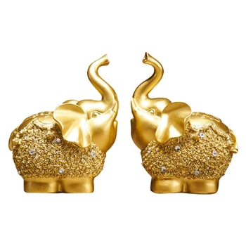 2PCS Elephant Crafts Creative Decorative Desktop Adorable Resin Ornament Figurines Decor Elephant Sculpture For Living Room Home 
2PCS Elephant Crafts Creative Decorative Desktop Adorable Resin Ornament Figurines Decor Elephant Sculpture For Living Room Home