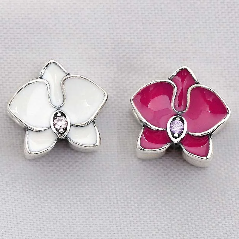 Original White & Red Enamel Orchid Flower With Crystal Beads Fit 925 Sterling Silver Bead Charm Pandora Bracelet DIY Jewelry
Original White & Red Enamel Orchid Flower With Crystal Beads Fit 925 Sterling Silver Bead Charm Pandora Bracelet DIY Jewelry