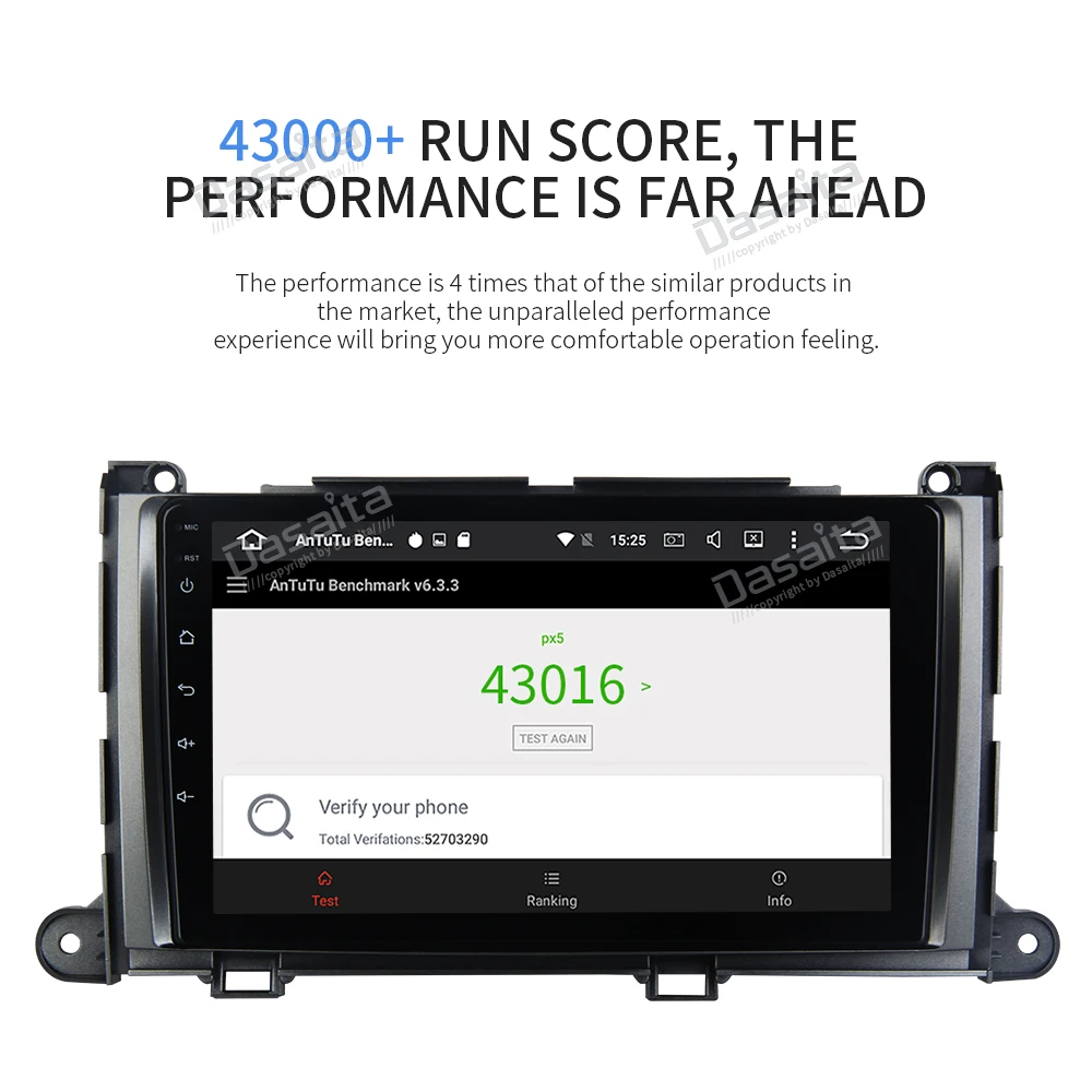 Best 9" IPS Touch Screen Car Multimedia Player System for Toyota Sienna XL30 2010 2011 2012 2013 2014 with Android 9.0 GPS Navigator 3