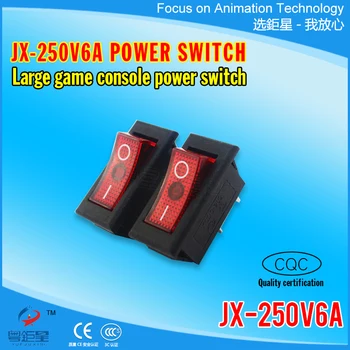 Red button mini switch 250V6A snap-in on/off rocker switch 29 * 32mm for everyday and arcade game console accessories
Red button mini switch 250V6A snap-in on/off rocker switch 29 * 32mm for everyday and arcade game console accessories