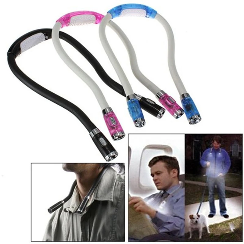2021 Flexible Neck Hug Book Light With 4LED Reading Lamp 3 Modes Portable Flashlight Soft Silicone Outdoor Camping Light Night
2021 Flexible Neck Hug Book Light With 4LED Reading Lamp 3 Modes Portable Flashlight Soft Silicone Outdoor Camping Light Night