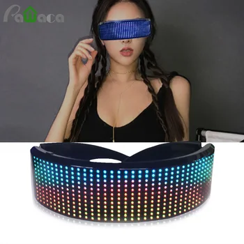 LED Bluetooth Glasses Full Color Customizable LED Light Up Smart Glasses with APP Connected Control for Party Halloween Xmas Bar
LED Bluetooth Glasses Full Color Customizable LED Light Up Smart Glasses with APP Connected Control for Party Halloween Xmas Bar
