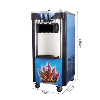 Excellent product ice cream machine soft ice cream maker commercial freezing yogurt machine 26L / H 2100W
Excellent product ice cream machine soft ice cream maker commercial freezing yogurt machine 26L / H 2100W