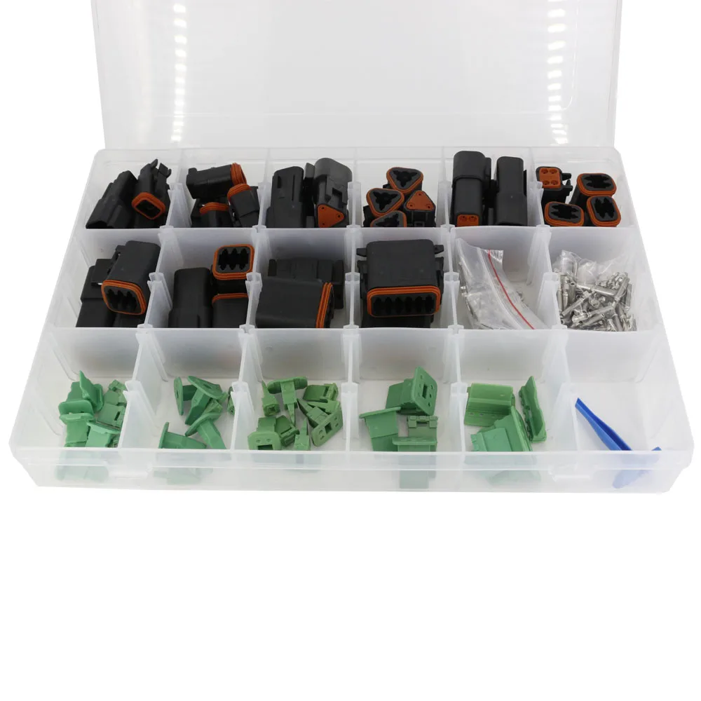 DT Series Connector with Needle Remover Sealed Automotive Electrical Connectors 14-20 Gauge 18 Sets Deutsch Connector
DT Series Connector with Needle Remover Sealed Automotive Electrical Connectors 14-20 Gauge 18 Sets Deutsch Connector