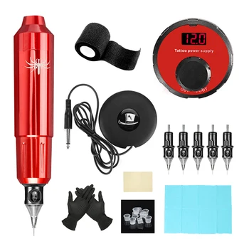 Tattoo Machine Kit Rotary Pen With Cartridge Needles Tattoo Gun Professional Tattoo power Supplies Foot Pedal Switch
Tattoo Machine Kit Rotary Pen With Cartridge Needles Tattoo Gun Professional Tattoo power Supplies Foot Pedal Switch