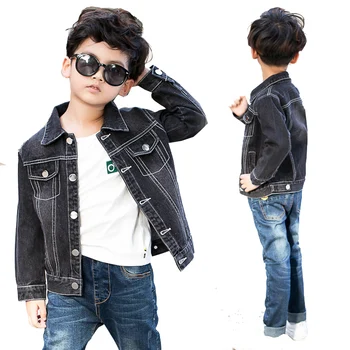 New 2018 Children Kids Boys Spring Black Long Sleeve Denim Jacket For Boys Student Clothing Jeans Jacket Coat Outerwear 3-9Y 50
New 2018 Children Kids Boys Spring Black Long Sleeve Denim Jacket For Boys Student Clothing Jeans Jacket Coat Outerwear 3-9Y 50