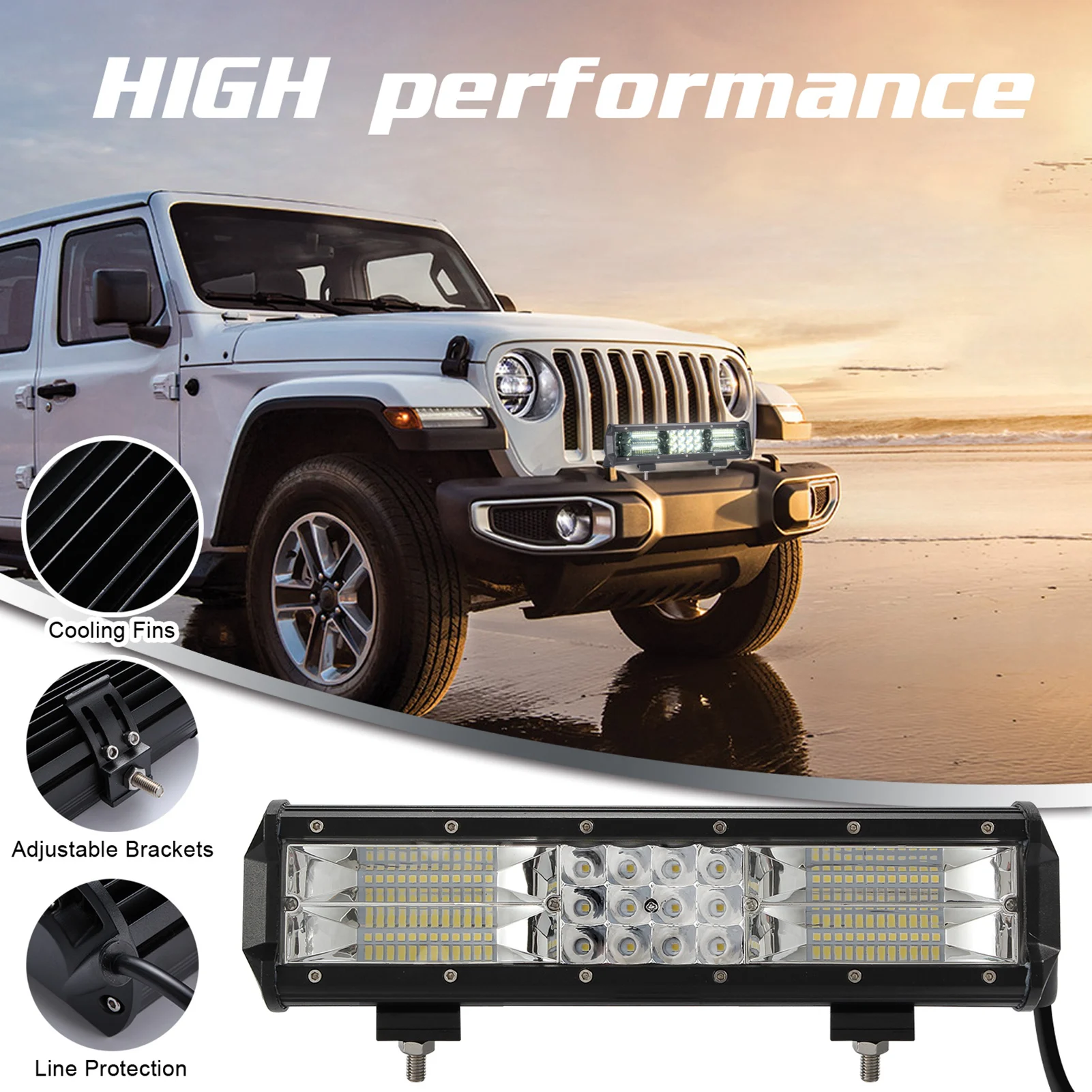 Single Row LED Light Bar 12/15/20 Inch LED Work Light Bar 180W 216w 288w For Jeep Trucks Tractor Off Road Driving Work Light
Single Row LED Light Bar 12/15/20 Inch LED Work Light Bar 180W 216w 288w For Jeep Trucks Tractor Off Road Driving Work Light