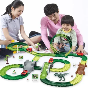 Jurassic World Dinosaur Rail Race Track Car Set Compatible Lepining Dinosaur World Building Blocks Toys for Kids Christmas Gift
Jurassic World Dinosaur Rail Race Track Car Set Compatible Lepining Dinosaur World Building Blocks Toys for Kids Christmas Gift
