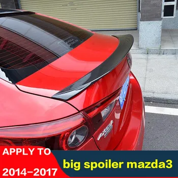 for mazda 3 big spoiler wing 14-17 Rear lip of tail fin ABS material primer color high quality spoiler sports sedan rear wing
for mazda 3 big spoiler wing 14-17 Rear lip of tail fin ABS material primer color high quality spoiler sports sedan rear wing