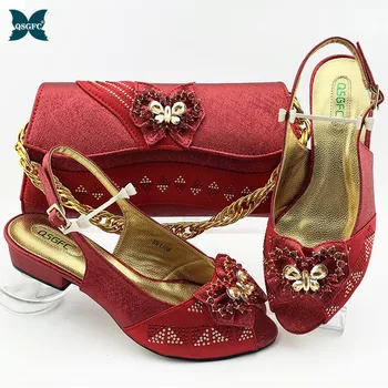 2020 New Arrival Wine Color Nigerian Shoes and Bags To Match Shoes with Bag Set Matching Italian design Shoe and Bag Set
2020 New Arrival Wine Color Nigerian Shoes and Bags To Match Shoes with Bag Set Matching Italian design Shoe and Bag Set