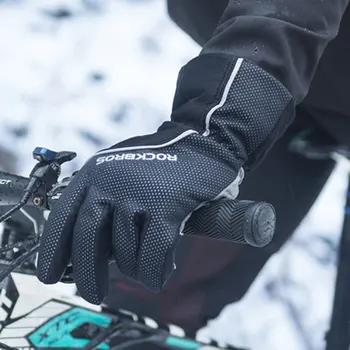 ROCKBROS Winter Cycling Gloves Sponge Padded Thermal Full Finger Bike Gloves Windproof Men's Outdoor Sports Bicycle Glove
ROCKBROS Winter Cycling Gloves Sponge Padded Thermal Full Finger Bike Gloves Windproof Men's Outdoor Sports Bicycle Glove