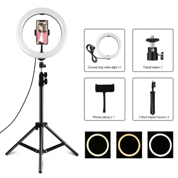 PULUZ 10.2inch LED Selfie 26cm Ring Light With Tripod Dimmable Camera Phone Ring Lamp For for Youtube tiktok tok ringlight
PULUZ 10.2inch LED Selfie 26cm Ring Light With Tripod Dimmable Camera Phone Ring Lamp For for Youtube tiktok tok ringlight