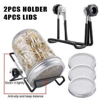 Draining Mason Jar Lids Leak Proof Sealing Canning Home Split Type With Stands Stainless Steel Wide Mouth Sprouting Universal
Draining Mason Jar Lids Leak Proof Sealing Canning Home Split Type With Stands Stainless Steel Wide Mouth Sprouting Universal