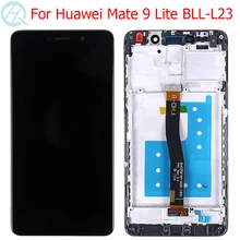 Écran LCD avec châssis, 5.5 pouces, pour Huawei Mate 9 Lite, Honor 6X GR5 2017, Original, BLN-AL10, BLN-L24=