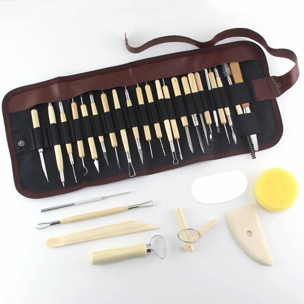 22/31Pcs Arts Crafts Clay Sculpting Tools Set For Modeling Carving Tool kit Pottery & Ceramics Wooden Handle Modeling Clay Tools
22/31Pcs Arts Crafts Clay Sculpting Tools Set For Modeling Carving Tool kit Pottery & Ceramics Wooden Handle Modeling Clay Tools