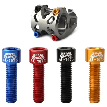 4 Pcs High Quality 7075 Aluminum Bicycle Handlebar Stem Screws Bolts MTB Road Bike Cycling Stem Fixing Screws Replacement Kit m1
4 Pcs High Quality 7075 Aluminum Bicycle Handlebar Stem Screws Bolts MTB Road Bike Cycling Stem Fixing Screws Replacement Kit m1