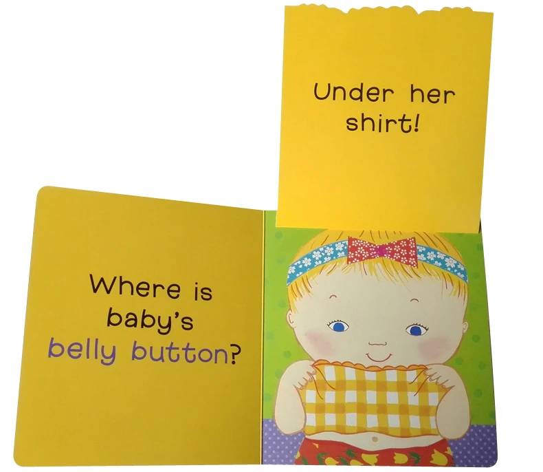 english picture story card board book kids educational toys for