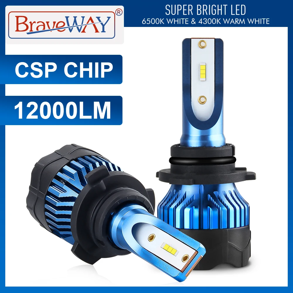 Braveway Super Led Light Bulbs H4 H7 H11 Headlight Led Car Bulb 4300K 6500K HB3 HB4 Led Light H7 Auto Lamp H4 Headlamp for Car
Braveway Super Led Light Bulbs H4 H7 H11 Headlight Led Car Bulb 4300K 6500K HB3 HB4 Led Light H7 Auto Lamp H4 Headlamp for Car