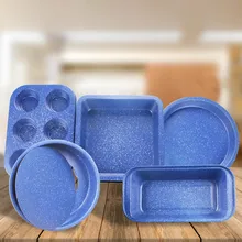 Carbon Steel Cake Mold Non-stick Baking Box Pizza Baking Plate Baking Pans Blue Color For Bakeware Cake Tools
Carbon Steel Cake Mold Non-stick Baking Box Pizza Baking Plate Baking Pans Blue Color For Bakeware Cake Tools