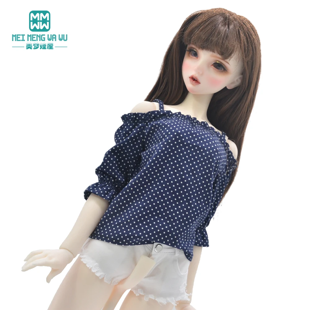 Одежда для куклы BJD 58-60 см 1/3 модные куклы DD SD игрушки шарнирная кукла модные рубашки в горошек, шорты, кожаные сапоги
Одежда для куклы BJD 58-60 см 1/3 модные куклы DD SD игрушки шарнирная кукла модные рубашки в горошек, шорты, кожаные сапоги