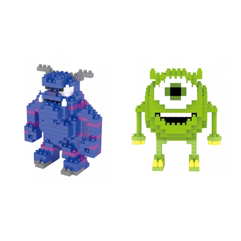 Classic cartoon image Monster micro diamond building block Mr.Q Mike Michael Wazowski nano bricks James P. Sally Sullivan toys
Classic cartoon image Monster micro diamond building block Mr.Q Mike Michael Wazowski nano bricks James P. Sally Sullivan toys