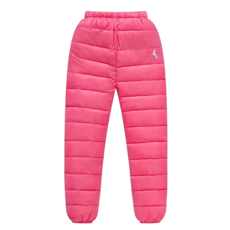 

Boys Girls Down Cotton Trousers 2021 New Winter Thicken Warm Baby Waterproof Kids Pant 2-12 years old for Children Sweatpants