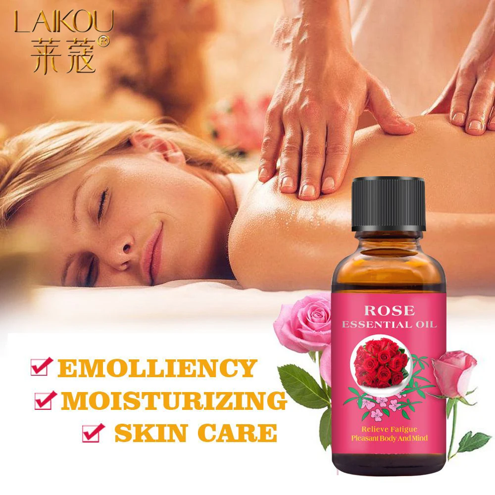 LAIKOU 30ML Rose Massage Oil Relaxing Body Massage Scraping Essential Oil Relieve Fatigue Pure Natural Body Oils Skin Care
LAIKOU 30ML Rose Massage Oil Relaxing Body Massage Scraping Essential Oil Relieve Fatigue Pure Natural Body Oils Skin Care