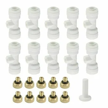 Irrigation Misting Nozzles Kit Fog Patio Connecting Base System Irrigation Accessory Set End Cover For Garden, Greenhouse, Lands
Irrigation Misting Nozzles Kit Fog Patio Connecting Base System Irrigation Accessory Set End Cover For Garden, Greenhouse, Lands