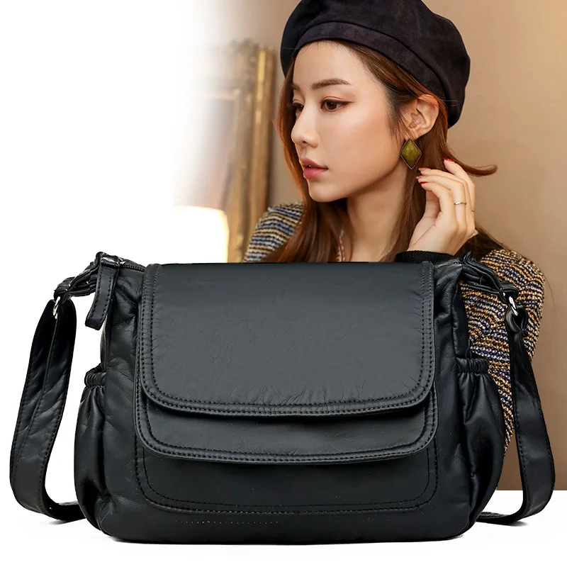2020 Korean version of the new ladies shoulder bag soft leather messenger bag classic small square bag shoulder bag
2020 Korean version of the new ladies shoulder bag soft leather messenger bag classic small square bag shoulder bag