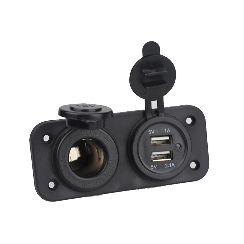 12V Auto Vehicle Cigarette Lighter Car Charger Socket Dual USB Tractor Adapter Charger Digital Voltmeter for Car Boat Motocycle
12V Auto Vehicle Cigarette Lighter Car Charger Socket Dual USB Tractor Adapter Charger Digital Voltmeter for Car Boat Motocycle