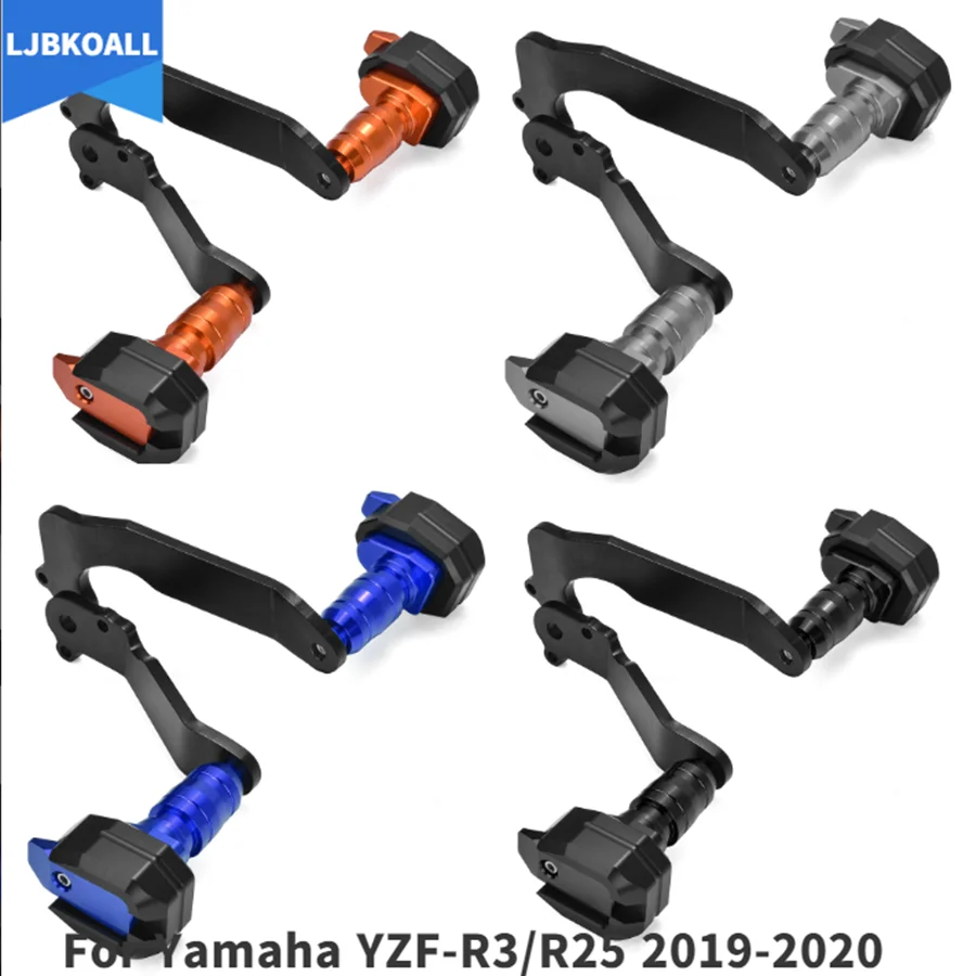 2019 YZFR3 Motorcycle Crash Pad Protector CNC Engine Cover Frame Sliders Fairing Guard For Yamaha YZF-R3 YZF-R25 YZF R25 2020
2019 YZFR3 Motorcycle Crash Pad Protector CNC Engine Cover Frame Sliders Fairing Guard For Yamaha YZF-R3 YZF-R25 YZF R25 2020
