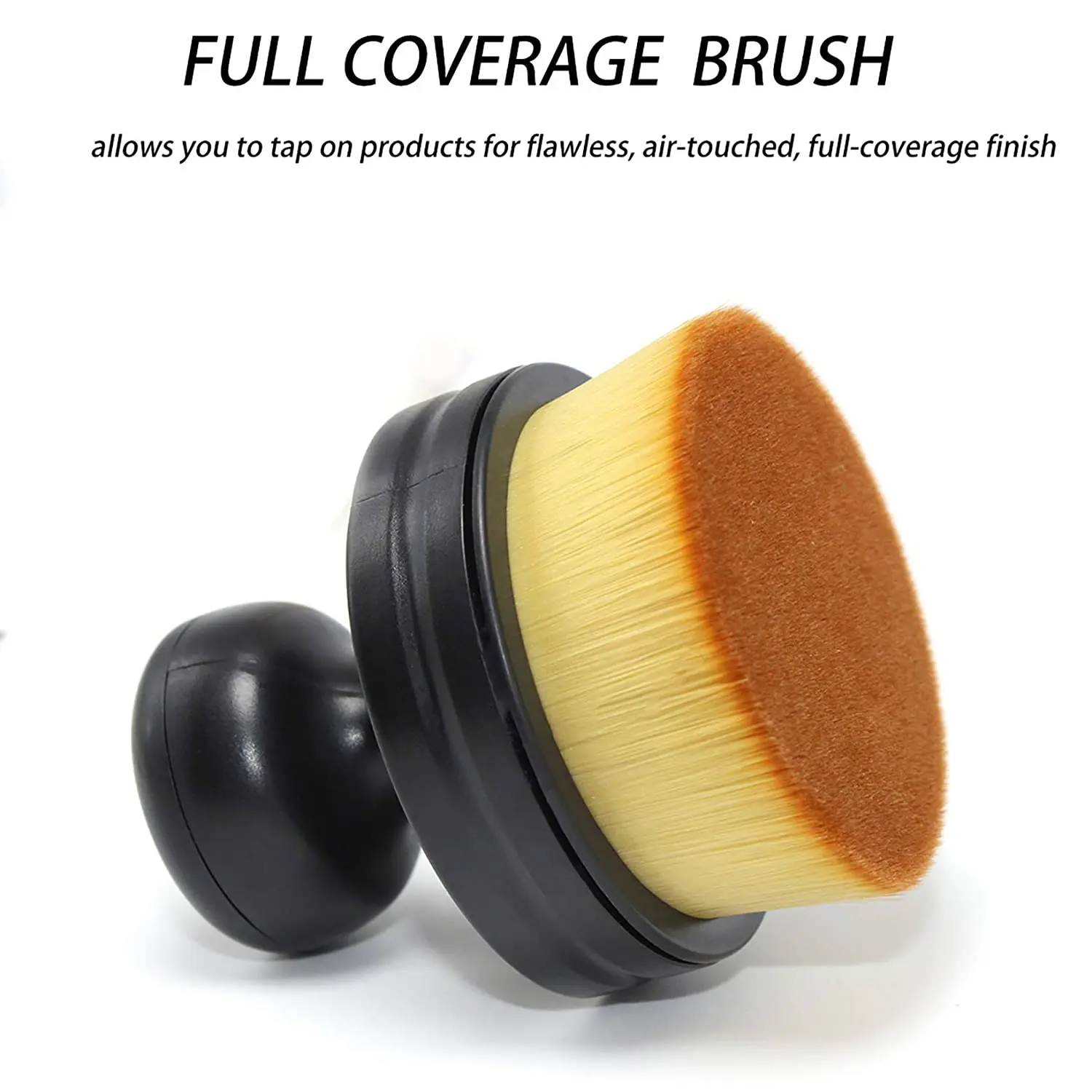 Foundation Makeup Brush,for Face&Body,Large Full Coverage Makeup Brushes for Blending Liquid,Flawless Powder Cosmetics Brush 3 H4169b19530034fbaa2ab6c10c2922f17j