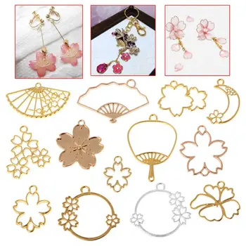 13 Pcs/Set Flower Metal Frame DIY Epoxy Resin Crafts UV Resin Jewelry Making Pendant Holder Hollow Fan Floral Shape Dry Flower
13 Pcs/Set Flower Metal Frame DIY Epoxy Resin Crafts UV Resin Jewelry Making Pendant Holder Hollow Fan Floral Shape Dry Flower