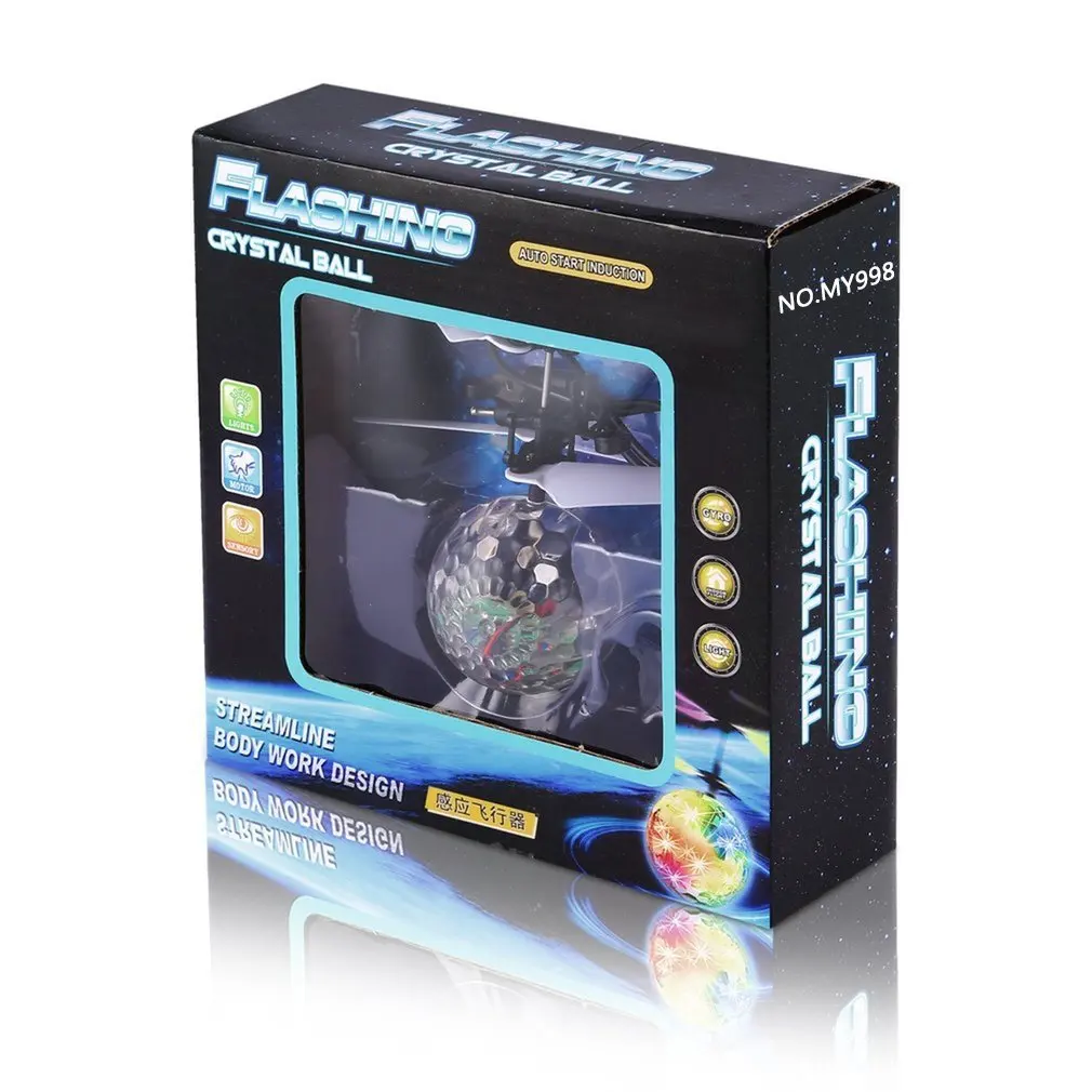 OCDAY Fly Flashing Ball Toys Hand Remote Control RC Helicopter Flying Quadcopter Drone LED Light Ball Funny Toy Gift For Kids
OCDAY Fly Flashing Ball Toys Hand Remote Control RC Helicopter Flying Quadcopter Drone LED Light Ball Funny Toy Gift For Kids
