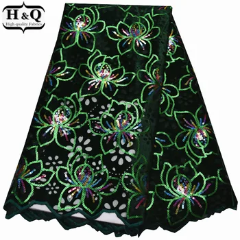 Hot Selling Punched Design French Tulle Lace Mix Beautiful Shiny Sequins Flowers Lace African Velvet Lace Hollow Out Lace Dress 
Hot Selling Punched Design French Tulle Lace Mix Beautiful Shiny Sequins Flowers Lace African Velvet Lace Hollow Out Lace Dress