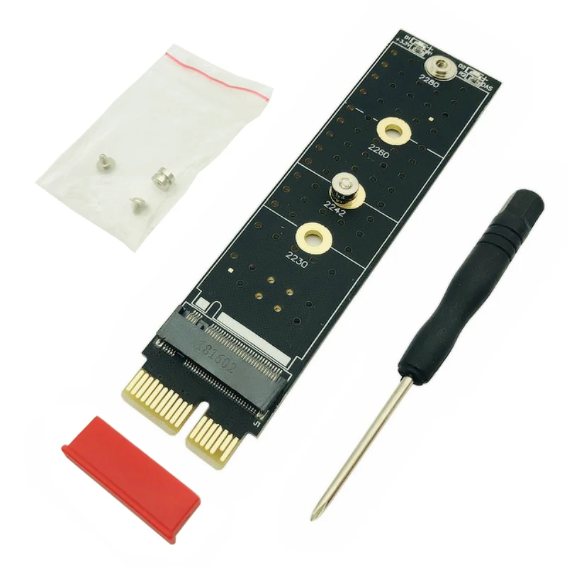 Riser PCIE to M2 Adapter NVMe SSD M2 to PCI Express X1 Adapter PCIE Riser M Key Connector Supports 2230 2242 2260 2280 SSD Disk
Riser PCIE to M2 Adapter NVMe SSD M2 to PCI Express X1 Adapter PCIE Riser M Key Connector Supports 2230 2242 2260 2280 SSD Disk