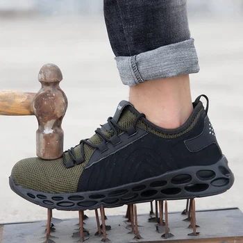 Brand Safety Shoes Construction Work Boots Anti-Smashing Puncture-Proof Men Casual Shoes Large Size 46 Men's Autumn Footwear A4
Brand Safety Shoes Construction Work Boots Anti-Smashing Puncture-Proof Men Casual Shoes Large Size 46 Men's Autumn Footwear A4