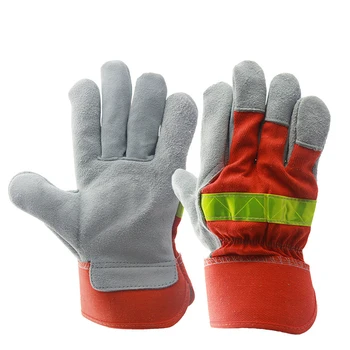 

Welding gloves Anti-fire Flame-retardant Safety Working Gloves Industrial welding Wear resistant Protective Labor Work gloves