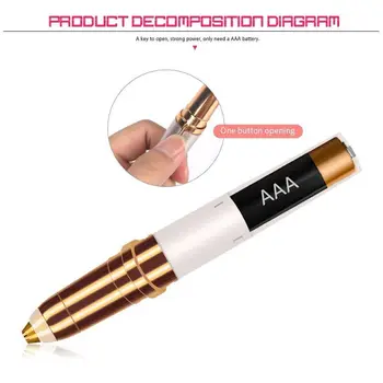 New Design Electric Eyebrow Trimmer Makeup Painless Eye Brow Epilator Mini Shaver Razors Portable Facial Hair Remover for Women
New Design Electric Eyebrow Trimmer Makeup Painless Eye Brow Epilator Mini Shaver Razors Portable Facial Hair Remover for Women