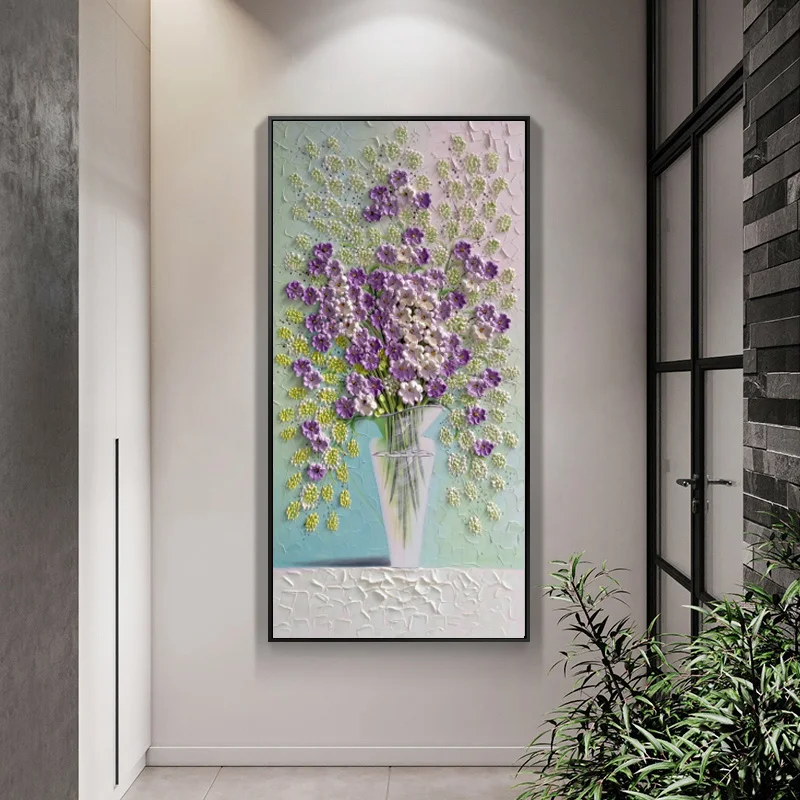Красивый цветочный постер HD Печать настенная живопись на холсте Абстрактная