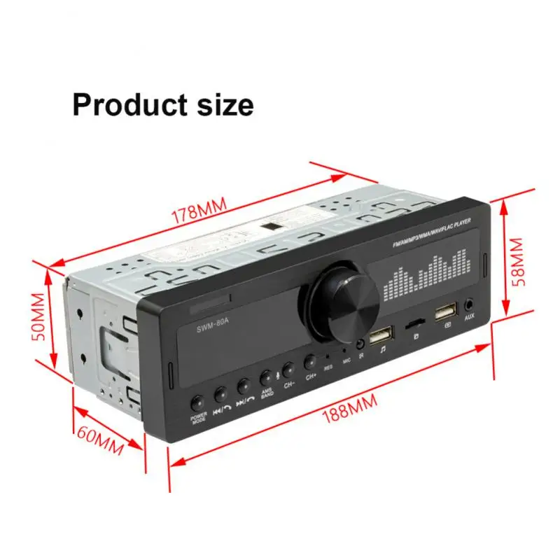 Автомагнитола 1Din, Мультимедийный MP3-плеер с функцией громкой связи, FM, AM, аудио, 12 В, USB/SD/AUX вход, автомагнитола
Автомагнитола 1Din, Мультимедийный MP3-плеер с функцией громкой связи, FM, AM, аудио, 12 В, USB/SD/AUX вход, автомагнитола
