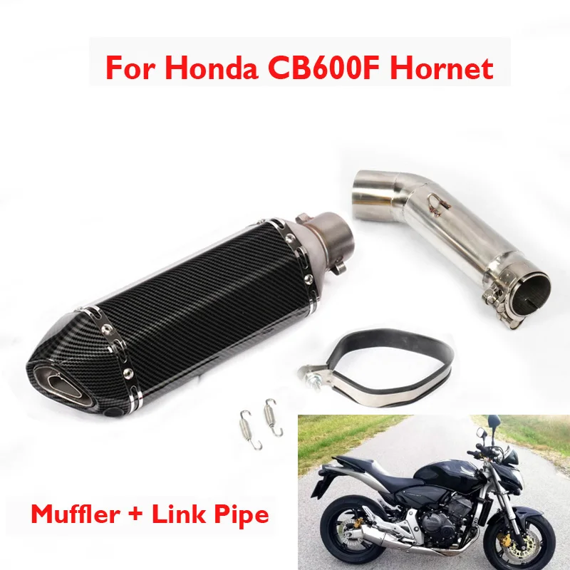 Motorcycle Exhaust Tip Muffler Escape 51mm Silencer Connect Link Pipe Middle Tube Slip on Pipe for Honda CB600F Hornet
Motorcycle Exhaust Tip Muffler Escape 51mm Silencer Connect Link Pipe Middle Tube Slip on Pipe for Honda CB600F Hornet