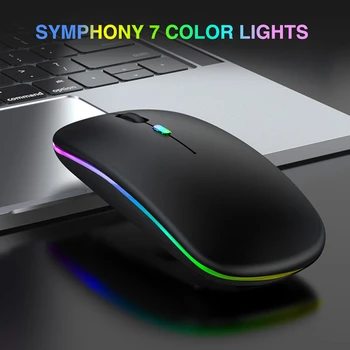 SeenDa Wireless Mouse Silent Dual Mode Bluetooth 5.0 + 2.4G Rechargeable 1600DPI Ergonomic Gaming Mouse For Computer PC Laptop
SeenDa Wireless Mouse Silent Dual Mode Bluetooth 5.0 + 2.4G Rechargeable 1600DPI Ergonomic Gaming Mouse For Computer PC Laptop