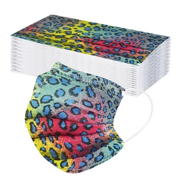 50PCS Face Masks 15 Patterns Adult Tie-Dye Leopard Printing Face sheild Three-Layer Breathable Disposable Mask Mascarilla
50PCS Face Masks 15 Patterns Adult Tie-Dye Leopard Printing Face sheild Three-Layer Breathable Disposable Mask Mascarilla