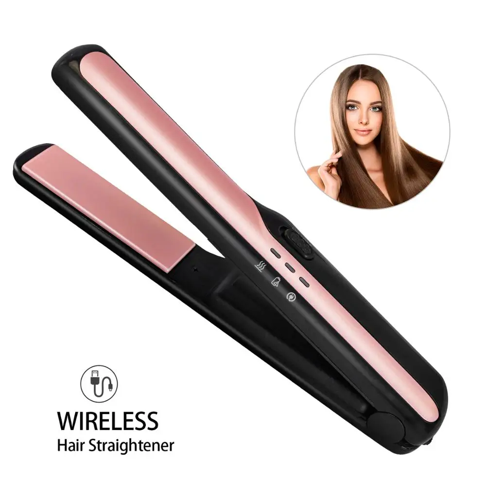 Wireless Portable Salon USB Rechargeable Hair Straightener & Curls 2 in 1 Flat Irons Hair Styling Tool
Wireless Portable Salon USB Rechargeable Hair Straightener & Curls 2 in 1 Flat Irons Hair Styling Tool