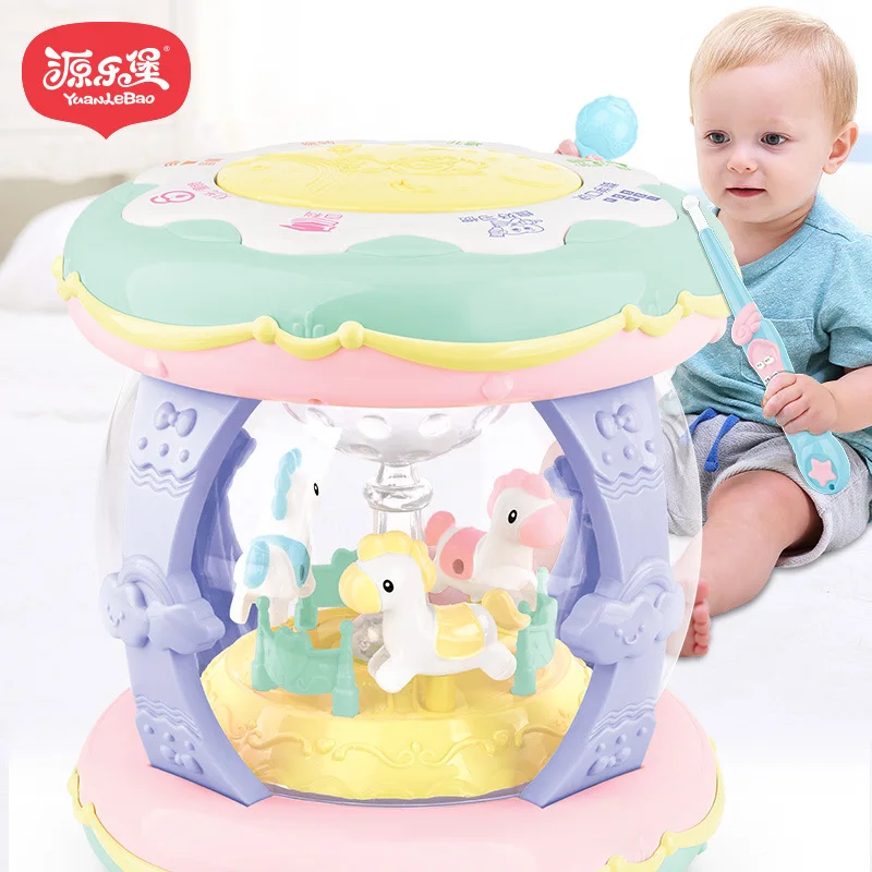 Multi-functional Chargeable Merry-go-round Electric Hand Drum 0-3-Year-Old Chenghai Educational Toy Music Drum
Multi-functional Chargeable Merry-go-round Electric Hand Drum 0-3-Year-Old Chenghai Educational Toy Music Drum
