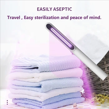 USB Portable UVC Sterilization Stick Travel Light Stick Aluminum Alloy Disinfection Light Bar Pocket UV Light Sterilizer UV Lamp
USB Portable UVC Sterilization Stick Travel Light Stick Aluminum Alloy Disinfection Light Bar Pocket UV Light Sterilizer UV Lamp