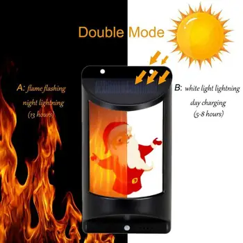 91 LED Solar Wall Flame Lamp Halloween Christmas Decoration for Home Outdoor Garden Solar Light Waterproof Solar Wall Lamps
91 LED Solar Wall Flame Lamp Halloween Christmas Decoration for Home Outdoor Garden Solar Light Waterproof Solar Wall Lamps